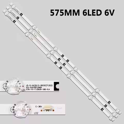 LED Strip For Orfey 32LD101 LED32HD310 SJ.HL.D3200601-2835BS-F AKAI LEA-32B49P HD32-D2 RH43-D3202X-0