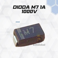 Diode M7 1A 1000V | SMD version of 1N4007