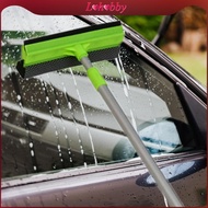 [Lohobby] Window Squeegee Double Sided with Long Handle 50cm to 81cm 2 in 1 Window Cleaner