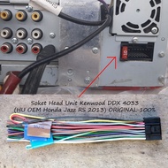 Kenwood DDX-4033 DDX4033 DDX 4033 OEM Honda Jazz RS 2013 Head Unit Socket Cable for Installing Car T