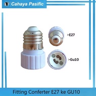 E27 to GU10 Converter Fitting Adapter GU10 to E27 Converter Lamp Holder E27 to GU10 Cahayapsf