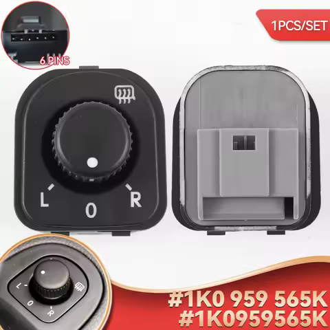 Side Mirror Switch Knob for VW GTI Rabbit jetta mk5 golf MK5 MK6 Plus tiguan passat b6 CC Seat Alham