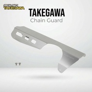 SP Takegawa Chain Guard Aluminum Chain Guard Silver CT125 09-09-0080