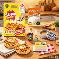 Slime Mart Waffles Themed DIY Slime Set ZURU Pretend Play Food Craft Toy