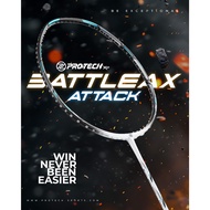 PROTECH Battleax Attack (4U/3U)(Max36lbs) Badminton Racket