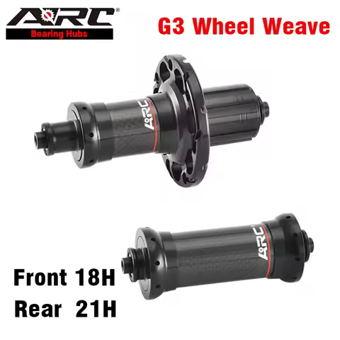 ARC Carbon Road Hub Front 18Holes 100mm Rear 21Holes 130mm Straight Pull Bicycle Hub 6 pawls 72 clic