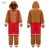 Holiday Gingerbread Adult Onesie Pajama