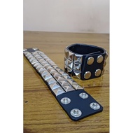 Eightball pyramid bracelets /spike bracelets /punk bracelets