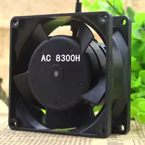 1Piece new Axial flow fan radiator AC230V 8W 5060HZ Silent Cooling Fan 80X80X32mm AC8300H Cooling Fa