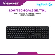 LOGITECH G413 SE / G413 TKL SE WIRED MECHANICAL GAMING KEYBOARD BACKLIT KEYBOARD |  TACTILE MECHANIC