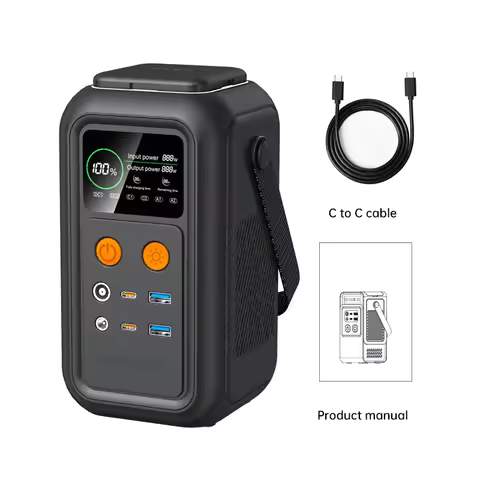 CTOLITY 192Wh Camping Power Station 200W Power Bank 60000mAh LiFePo4 Portable Charger Battery Outdoo