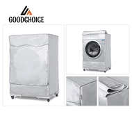 [GOODCHOICE] Silver Washing Machine Cover Waterproof washer Cover for Front Load Washer/Dryer