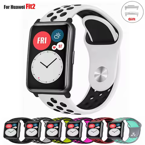 Silicone watchBand For Huawei Watch FIT 2 Straps smart wristband soft sport Replacement bracelet hua