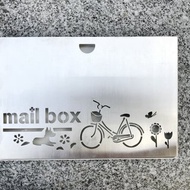 髮絲紋款　30 x 20 公分的特大款式滑蓋信箱