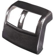 ABS Carbon Fiber Rear Air Condition Outlet Vent Cover Trim Sticker Accessories For Mercedes Benz W212 E-Class 2012-2015