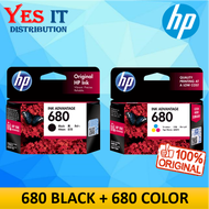 HP 680 Black+Tri-color Combo Pack Original Advantage Ink Cartridges (Expired on JUN 2025)