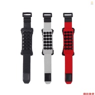 3 Pack Electric Guitar Bass String Muter Guitar Fret Wrap Dampener with Punk Style Rivets Fit for 6-