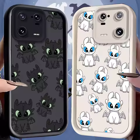 T-Toothless Case for Xiaomi Mi 15 Pro 14 14T 13 13T 12 11 Lite 11T POCO X7 X6 5G X5 X3 NFC F6 F5 M7 