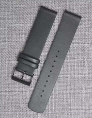 Suitable for SKAGEN watch strap 12mm brown calf genuine leather mens 22mm thin bracelet womens 20mm 
