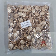 DOFF Motif Alma Mater Suit Buttons Size 24L (15mm) and 28L (18mm) Contents 400pcs / Gold Motif Mushr