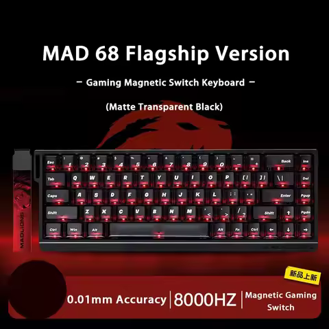 Madlions 68 60 He Flagship MAD Mad PC Gamer Accessories Magnetic Switch Keyboard Mad60 PRO MAD68 Gam