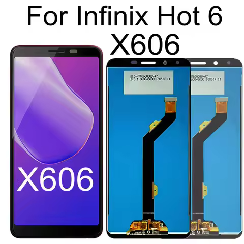 6.0 LCD For Infinix Hot 6 X606 LCD Display Touch Screen Digitizer Assembly Replacement For Infinix H