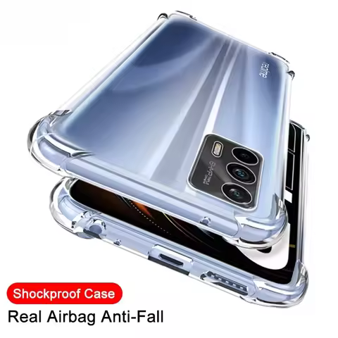 Luxury Transparent Silicone Shockproof Case For Realme GT NEO 5 3 8 7 Pro X2 X50 X7 6 5 Pro C3 C11 C