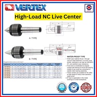 VERTEX TAIWAN VCF-MT4A mt5a mt4b High Load NC Live Center high speed lathe