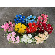 NEW Carnation 18 Flowers Large Bouquet Flower Face 7.5 Cm.flower Extension With Decoration And Leave