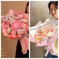 （現貨即取）LinaBell（玲娜貝兒）Disney  畢業公仔💯畢業花束、畢業禮物、向日葵花束、玫瑰花束、生日花束、週年紀念禮物、母親節花束、母親節禮物、情人節花束、情人節禮物、生日禮物、畢業禮物、