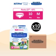 (D7) Diapex Adult Pants M (10's) X 10 Bags