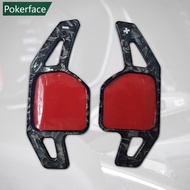 POKERFACE 2Pcs Car Steering Wheel Paddle ABS Shifter Gear Shift Paddles Extension Accessories For Au