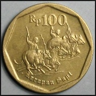 Koin 100 Perak Kuning 1996