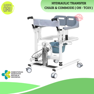 Onehealth Kursi Transfer Pasien Hidrolik OH-TC03 + Commode Chair