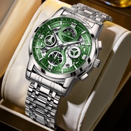 [Same Day Delivery] Louis Julen LOUIE JUELEN Hollow Fashion Business Multi-Quartz Watch JHGN