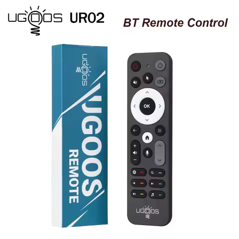 Original UGOOS UR02 BT Voice Remote Control Replacement For UGOOS AM8 PRO AM6B PLUS AM9 PRO SK1 SK2 