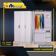 🔥MESRA🔥3 Door Wardrobe Bedroom Wardrobe / Almari Baju / Almari Pakaian / Almari Murah/ Almari besar / wardrobe/cabinet