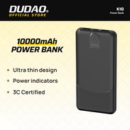 DUDAO Ultra Thin Design Power Bank Power Indicator 3C Certified (10000mAh) K10