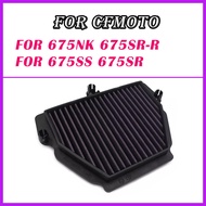 Motorcycle Engine Air Filter Cleaner 675cc High Flow Non-woven Fabric Air Intake Filter Element For 