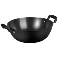 Iron Pot Deepening Non-Stick Pan Zhangqiu Household Deep Binaural Stew Pot Frying Pan Vintage Thicke