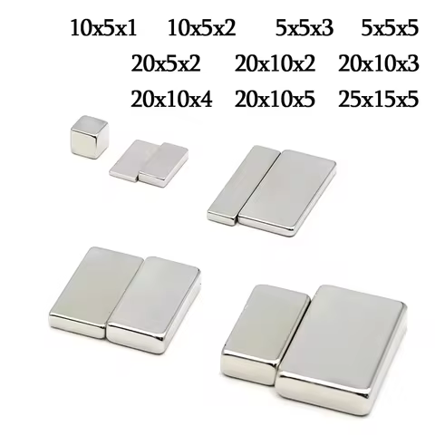 Super Strong Block Neodymium Magnet Powerful Magnets N35 Permanent Magnetic NdfeB Refrigerator Magne