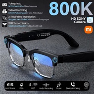 New Business 4K HD Color Change AI Smart Glasses 800W Pixel Camera 1080P Video AI Chat Music Player 