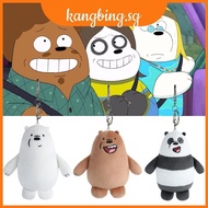 We Bears Bare Plush Keychains Grizzly, Ice Bear, Options! Panda And