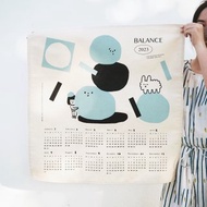 【小瑕疵版】2023年 布月曆