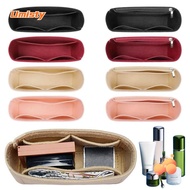 UMISTY 1Pcs Insert Bag, Storage Bags Multi-Pocket Linner Bag,  Travel Felt Portable Bag Organizer for Longchamp Mini Bag