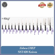[TeoHin] Zebra Stainless Steel Knife ST420, Paring Knife, Chopping, Chopper, Japanese Cleaver, Chef 