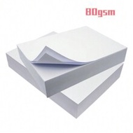 100 Pcs Of A4 80 GSM Paper , Letter Size/Legal Size White Office Paper Back To School