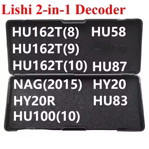 1pcs LiShi Tools 2in1 2 in 1 Tools HU162T(10) HU162T(8) HU58 HU83 HU87 VAG(2015) HY20R HU100(10) Hu1