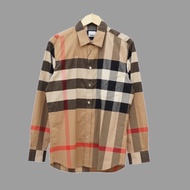 BURBERRY VINTAGE CHECK LONG SLEEVE SHIRT ORIGINAL KEMEJA PRIA WANITA
