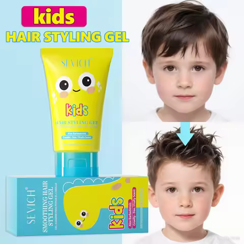 Hair Styling Gel Broken Hair Finishing Cream Locking Non-Greasy Styling Hold Gel Frizz Control Cream